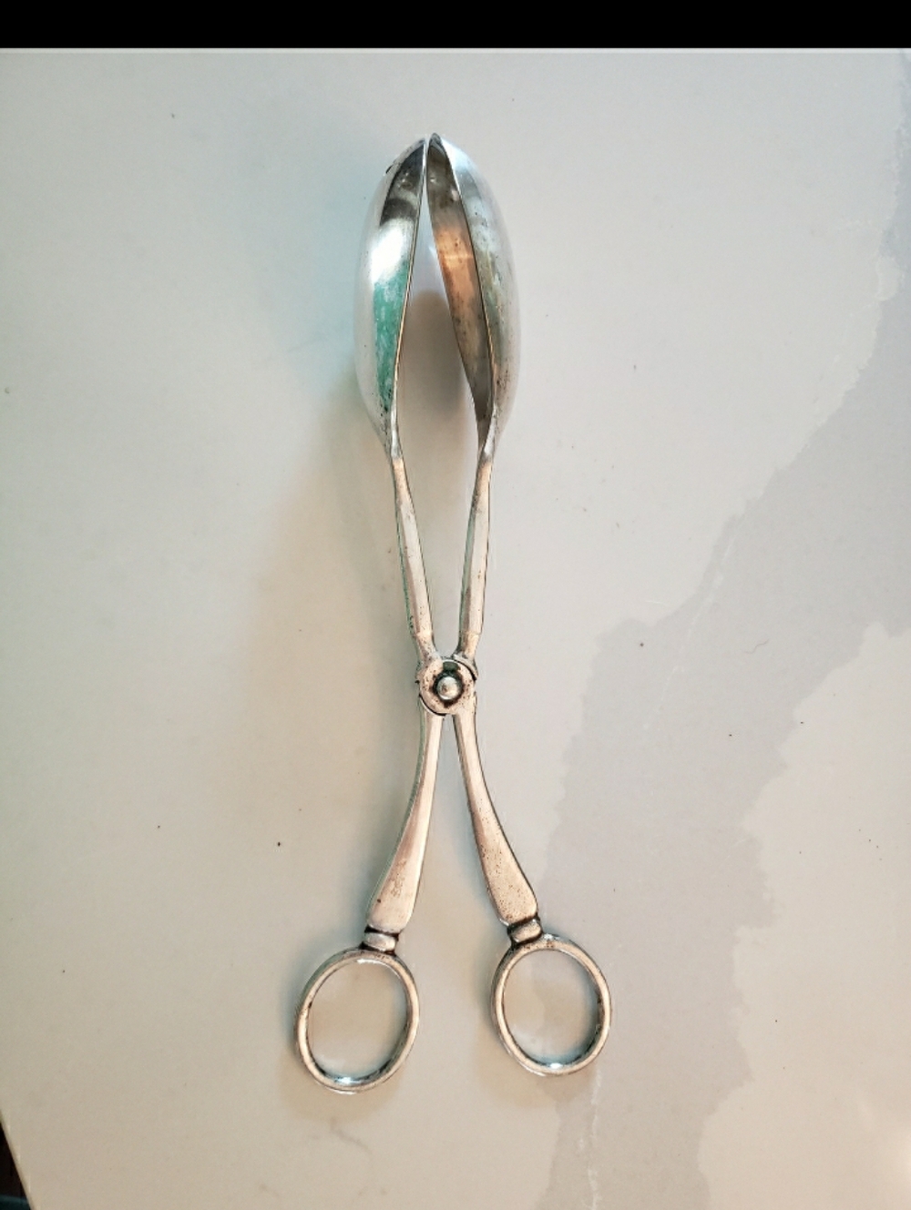 Silver Plate Sheffield England Tongs, Used, Vintage